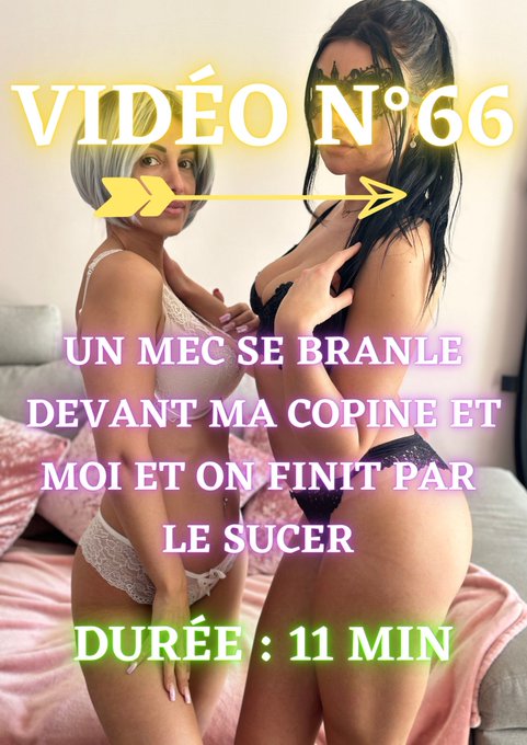 🔞🎥 Nouvelle vid&eacute;o ‼️  Ma copine et moi on se gode comme 2 grosses coquines et un mec se branle devant<a href="/tag/rt"class="tags"><span>#rt</span></a>