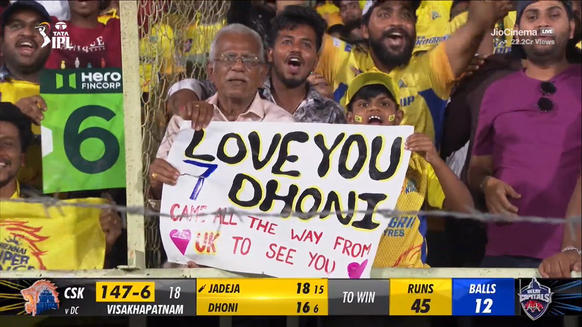MS Dhoni is loved by all the age groups!!!