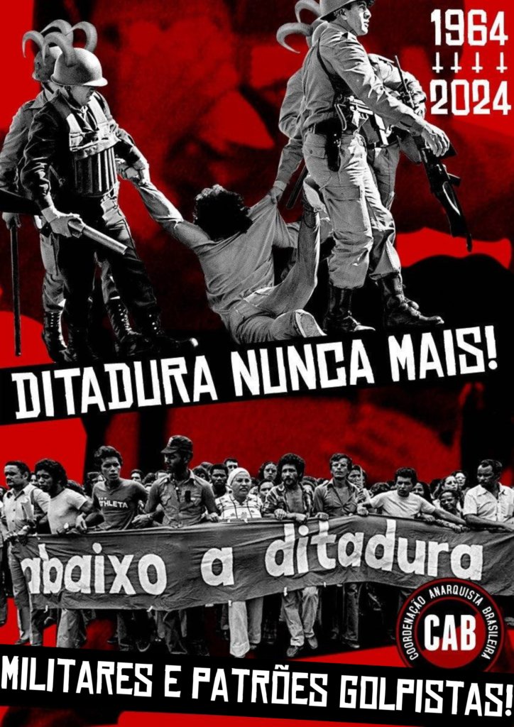 cabanarquista_'s tweet image. 1964 – 2024: DITADURA NUNCA MAIS!

Leia o artigo completo no link: 

cabanarquista.org/1964-2024-dita…