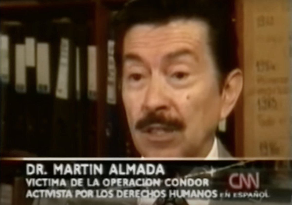 Murió Martín Almada, quien descubrió en Paraguay 🇵🇾  Los Archivos del Terror de la Operación Cóndor, del cual como Activista de DDHH fue víctima de salvajes torturas.Tuve el privilegio de entrevistarlo para mi documental "En busca de la Doble Desaparecida".Descansa el paz Martín.