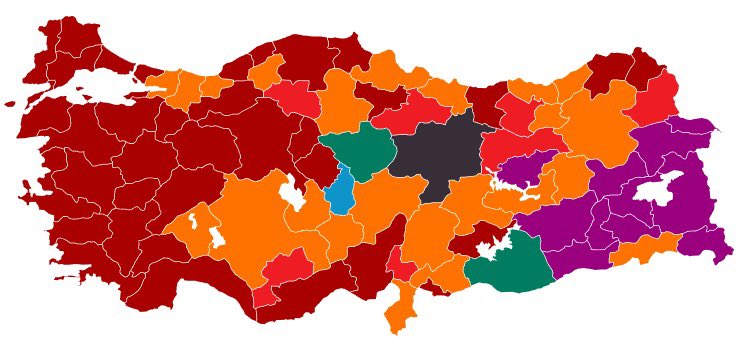 Medyanin50Tonu's tweet photo. ⭕️ Türkiye geneli son durum (AA):

⭕️ Açılan sandık: %32.21

CHP: 36
AKP: 23
DEM: 11
MHP: 7
YRP: 2
BBP: 1
İYİP: 1 https://t.co/PviQabBsWu