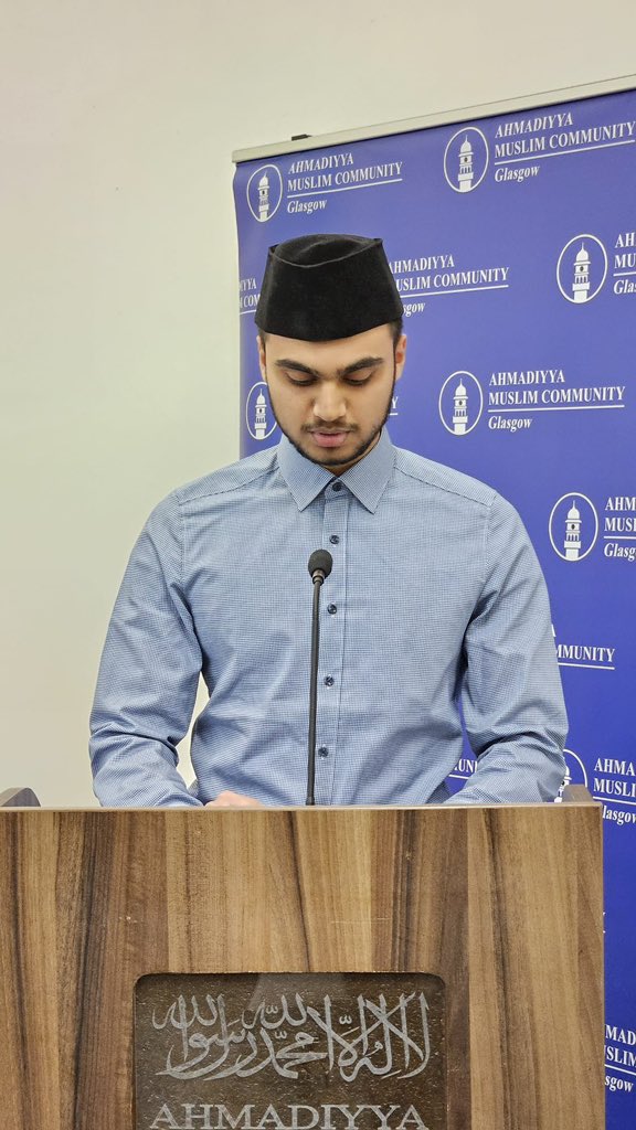 🕌🌙 Glasgow North’s #BigIftar 🌙 🕌 The English translation of the verses recited from the Holy Quran are being presented by Haashir Shams. #Ramadan    #Iftar #LoveForAllHatredForNone @AhmadiyyaScot