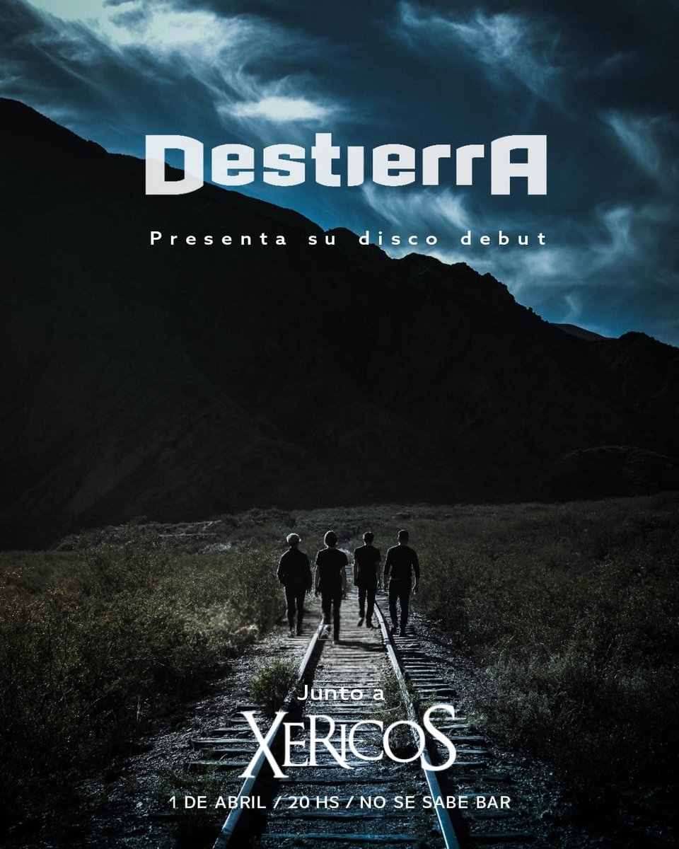destierra_'s tweet photo. 𝗔𝗵𝗼𝗿𝗮.. 𝗘𝗡 𝗩𝗜𝗩𝗢

Este próximo lunes 1ro de Abril, (al otro día feriado 🇦🇷) nos subimos al escenario de @no_se_sabes_ junto a @xericos.banda

Nos impera tocar los temas del disco a un volumen desproporcionado 😈😈😈 Venís?

📍/ Remedios de escalada 3283 /

⌚ / 20hs. / https://t.co/rQFYYImtq5