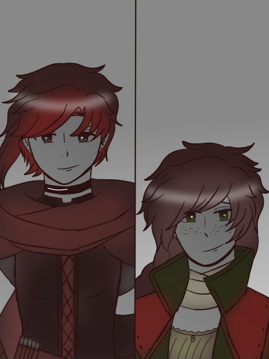 The Moment they see each other at the Vacuo
I might gonna cry if I see crumbs in rose garden 
it feels like its almost a cannon I'm trilled 
Anyways more RG Gender Bend 
  #rwby #rubyrose #oscarpine #rosegarden #rwbyrosegarden #rwbyruby #rwbyoscar