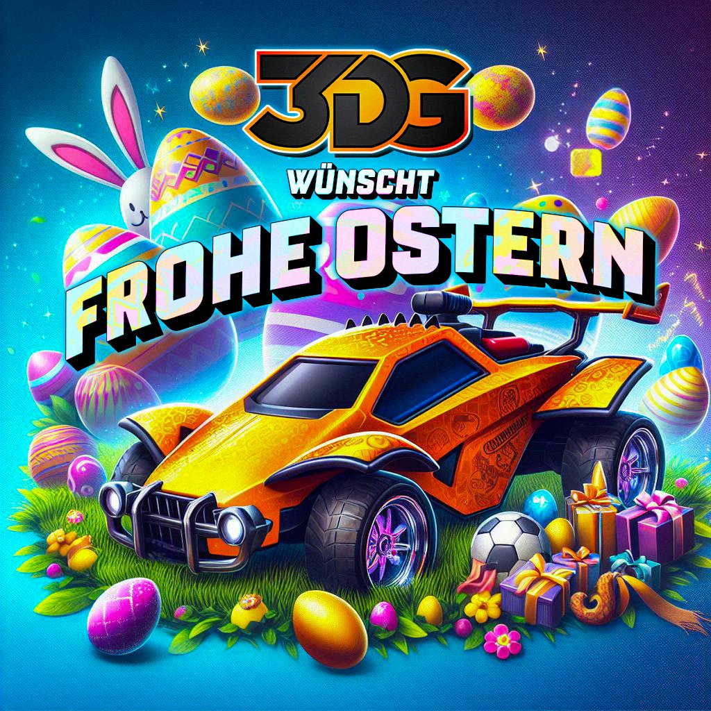 Ein frohes Osterfest von der 3DG-Community! 🐰🎮