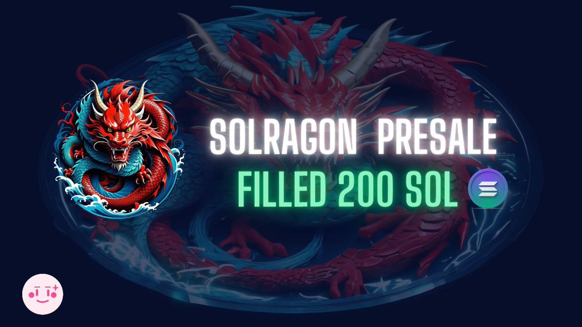 SOLRAGON_'s tweet photo. 🏮Sale Update:🏮 Over 200 SOL blasted by our dragons and its moving quicker as we speak 🚀

⚠️We have entered into the last 2 hours of our sale. Make sure you position yourself early and not be from amongst the ones to FOMO later ⚠️

Pinksale: https://t.co/JqupDUF44G

Dragon out! https://t.co/aOzednlNvt