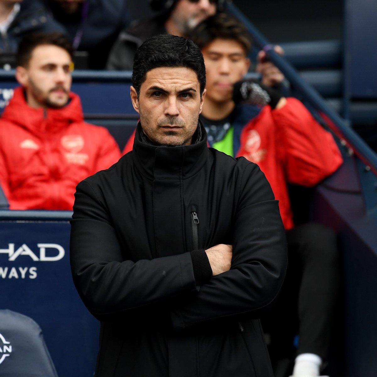 Arteta: 'We made another big step today. 'Individually you have to be at your best. I think it is 2021 since they hadn't scored a goal here at the Etihad. 'It was a really tough test for us today. We wanted to win but when you cannot win you must not lose.'
