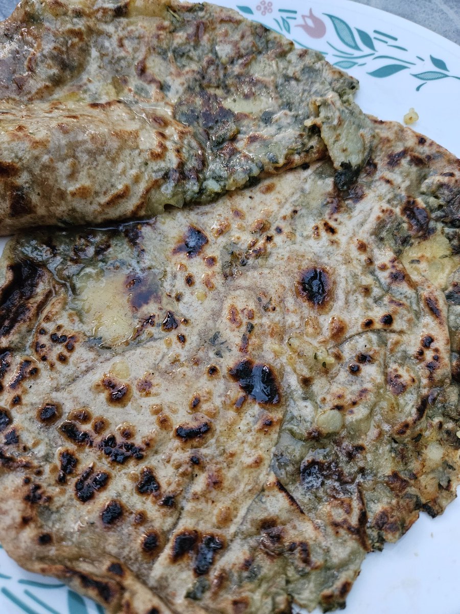 Sunday Aloo Methi Parothas