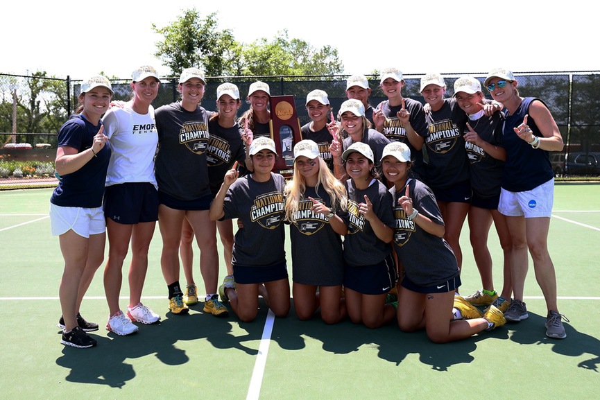 Women's History Month: 2021 Emory Women's Tennis. For the eighth time in program history and first since 2016, Emory won the NCAA title. The Eagles defeated defending national champion and undefeated Wesleyan. 5-0, in the championship final.