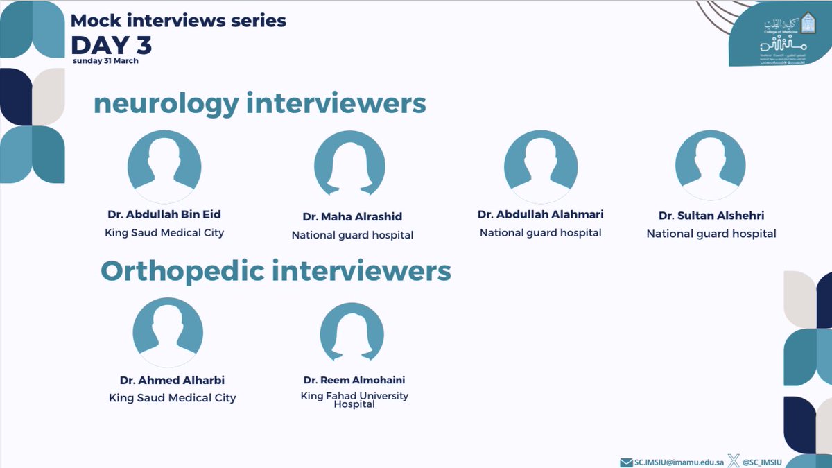 SC_IMSIU's tweet photo. Wrapping up our Mock Interview Series today! 🎉 Applicants, seize the opportunity to fine-tune your interview skills and polish your resumes. Dive into invaluable insights for the final day!
 #mockinterviews 
#matching2024 https://t.co/7fLfW3Mygs