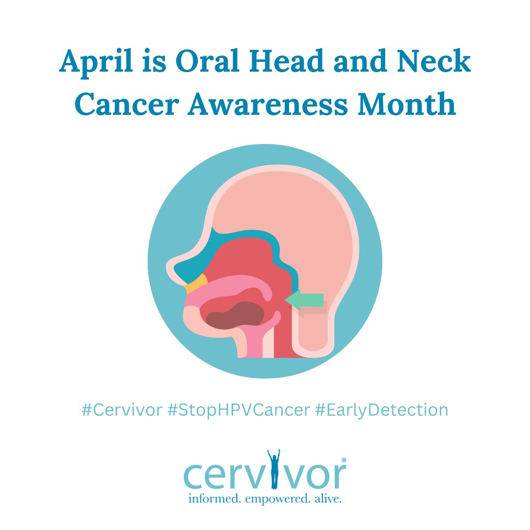 IamCervivor's tweet photo. #DYK Oropharyngeal cancer often stems from HPV which affects the back of the mouth and throat and is distinct from oral cancers that occur within the mouth. #OralCancerAwareness #HeadAndNeckCancerAwareness #HPVPrevention #GetVaccinated https://t.co/ywi91sH2Cq