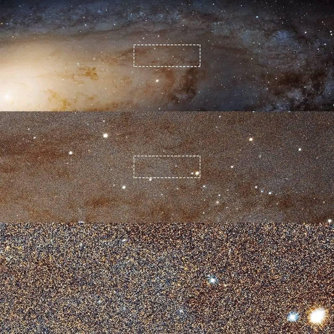 InspiringAstro's tweet photo. 🌌 WOW !! The most detailed image ever of the Andromeda Galaxy 2.5 million light years away

Captured by the Hubble Space Telescope every single dot is a star… a sun, with probably a large amount of them with their own solar systems of orbiting planets #Astronomy #space #Hubble https://t.co/mRX8qLm95a