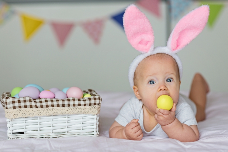 Is some bunny hungry? Happy Easter! #breastfeeding #breastfeedingmom #newmom #firsttimemom #hygeiahealth #pumpingmom #workingmom #breastisbest #normalizebreastfeeding #easterbaby