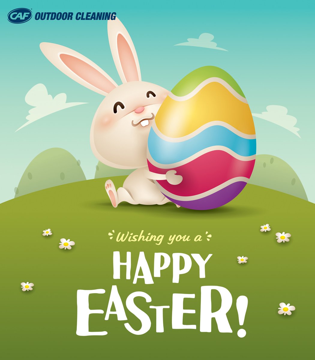 Celebrating Easter with joy and cheer! Wishing everyone a wonderful holiday. #Easter2023 #SpringRenewal from CAF Outdoor Cleaning.