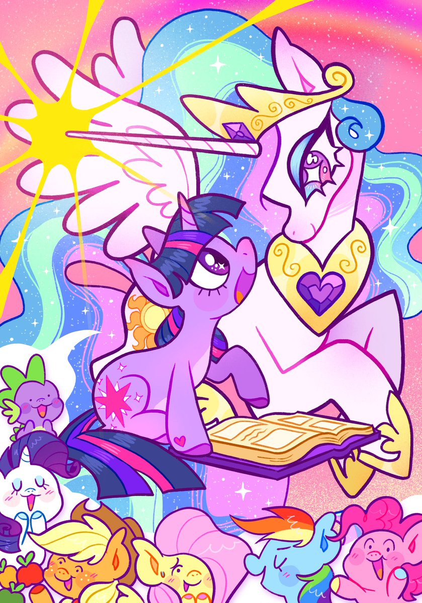 alexbeeeza's tweet photo. my piece for @ regenko’s “Fanzines R Magic” zine 🌷🎊🩷 https://t.co/u8oiA3MCkO