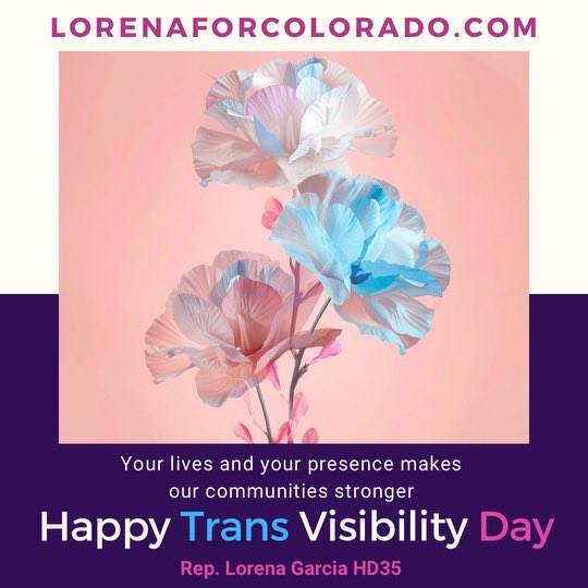 Happy #TransDayOfVisibility! I see you, love you and respect you!