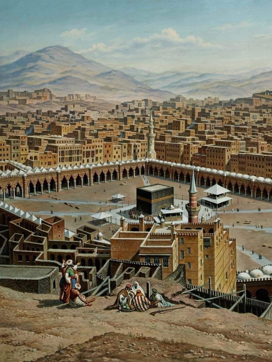 Sil7ii_'s tweet photo. قبل وفاة الرسول ﷺ بـثلاثة أيام بدأ الوجع يشتد عليه💔
وكان في بيت السيدة ميمونة
فقال "أجمعوا زوجاتي"
فجمعت الزوجات
فقال النبي "أتأذنون لي أن أمرض في بيت عائشة ؟"
فقلن "نأذن لك يا رسول الله"
فأراد أن يقوم فما استطاع فجاء علي بن أبي طالب والفضل بن العباس فحملا النبي
وخرجوا به من حجرة السيدة ميمونة إلى حجرة السيدة عائشة فرآه الصحابة على هذا الحال لأول مرة
فبدأ الصحابة في السؤال بهلع: