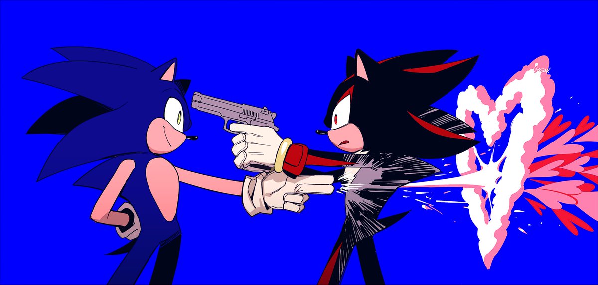 Sorry, I'm faster than a bullet.
#sonadow