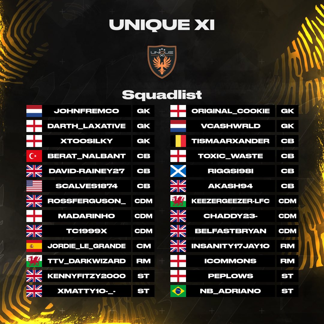 VPG Sunday Squadlist 
<a href="/OfficialVPG/">Virtual Pro Gaming</a>