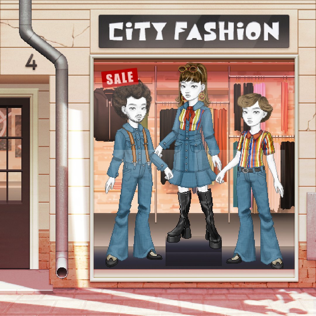 CitopiaOnline's tweet photo. Spring has finally arrived to Citopia! Check out the newest fashion designed by our Artist Serotonin! https://t.co/9PZylgA59U