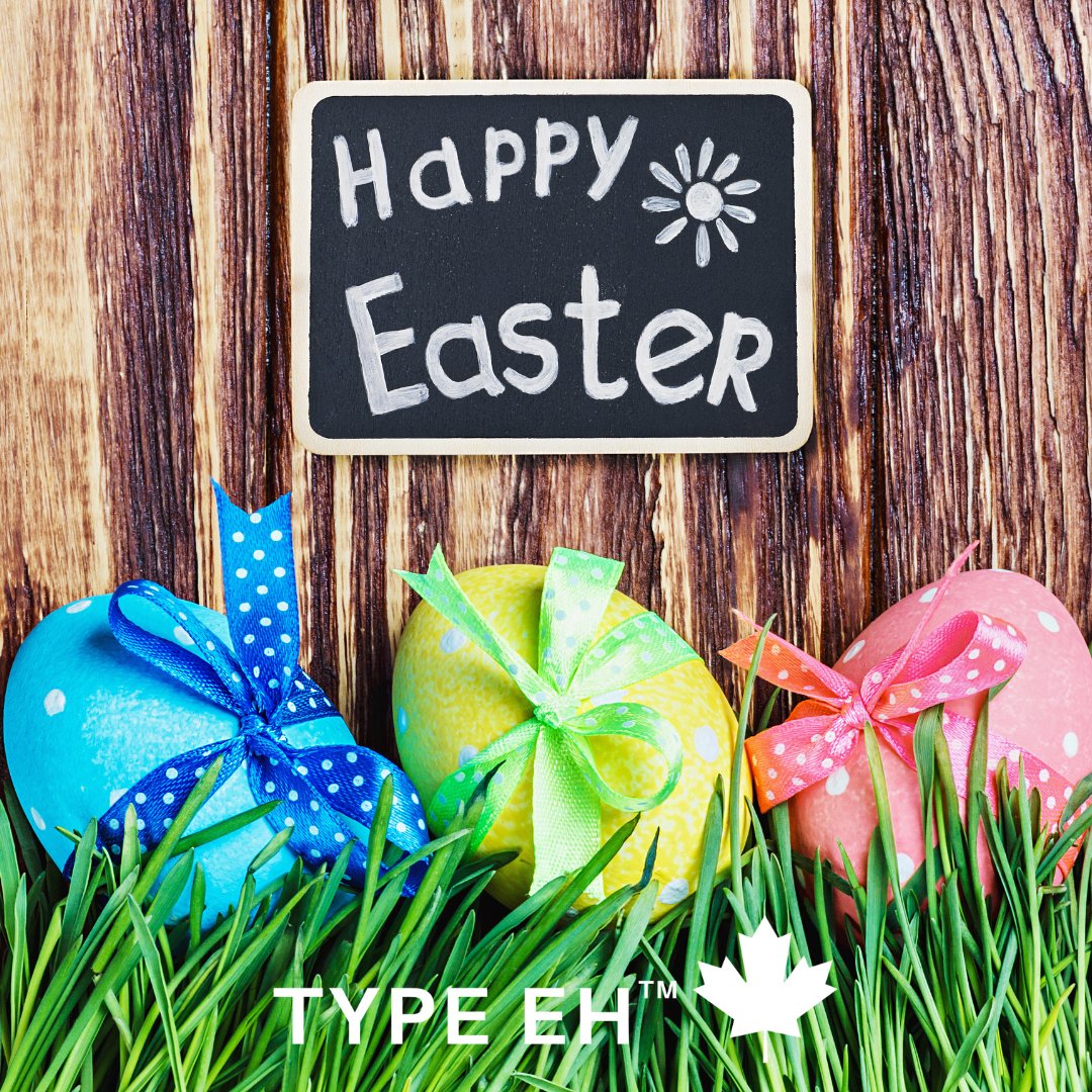 Happy Easter from all of us at Type Eh! 🪺

#CanadianAthletics #AthleticApparelCanada #CanadianFitness #AthleisureCanada #ActiveWearCanada #SportsApparel #FitnessFashion #AthleticWear #WorkoutGear #SportswearCanada