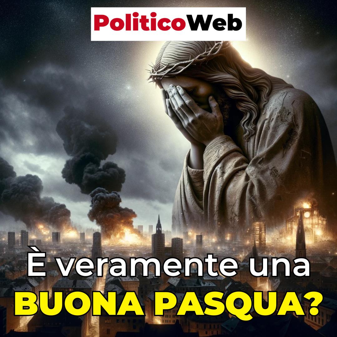 La pace non si invoca.

La pace si ricerca ogni giorno.

Oggi a non volere la pace siamo noi europei. 

E allora questa è davvero una buona #Pasqua?
#Pasqua2024