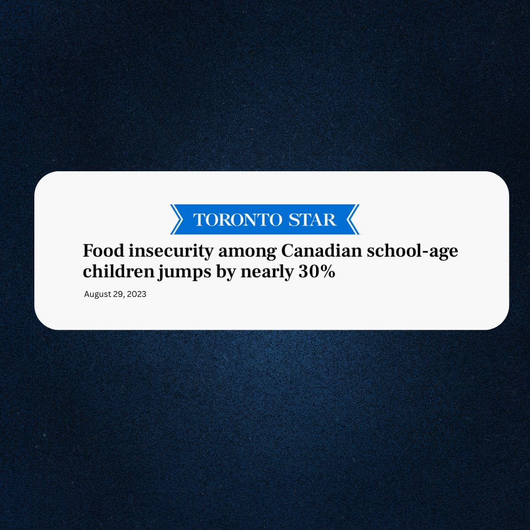 theJagmeetSingh's tweet photo. Canada needs a National School Food program.  
 
How can kids be expected to learn when they’re hungry? 
 
Last week Pierre Poilievre's Conservatives – whose campaign manager is a Loblaw Lobbyist – voted NO to our motion to ensure no kid goes to school hungry. https://t.co/4BJ7dlRWie
