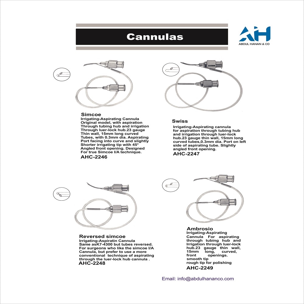 AbdulHananCo's tweet image. #Cannulas,
Abdul Hanan &amp;amp; Company manufacture #ophthalmic #surgical #instruments.
Email: abdulhanancompany@gmail.com
abdulhananco.com

#abdulhanancompany
#ophthalmology #ophthalmologist #Ophtalmologie #oftalmologija #oogheelkunde #офталмология #medicaldevices
#طب_العيون