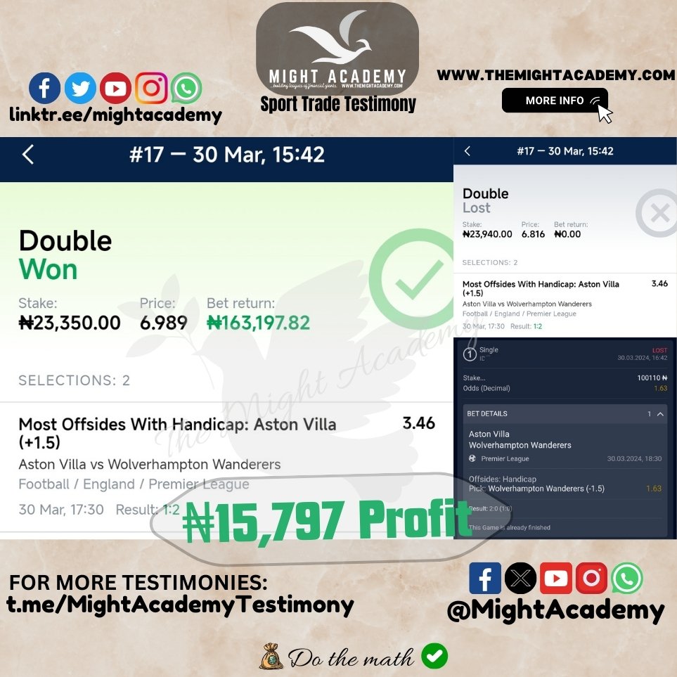 temitopegodson's tweet photo. Sport Trade still pays✅
🤍₦15,797 Profit here🕊
MAKING UP TO 10K - 50K EVERYDAY MADE EASY😎
#DailyProfit. #DailyMoney. #DailyIncome. https://t.co/WVzAfKXd20