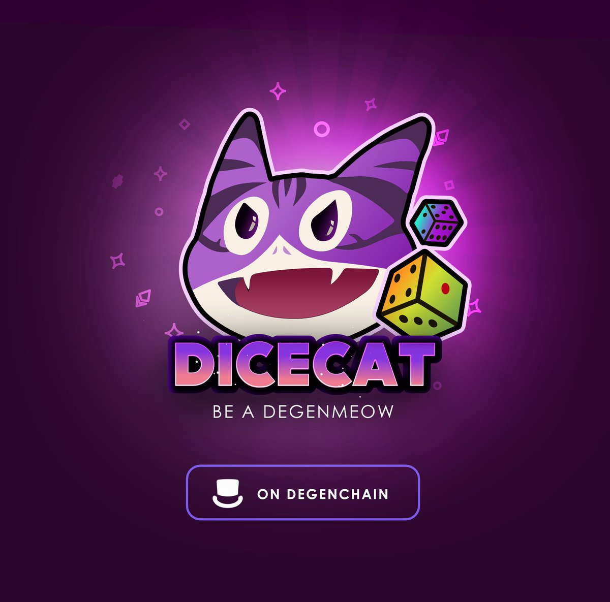 Dicecatdegen's tweet photo. @IHunt100xGems Well dear ser, If you feel like degening a bit on degenchain, rolling the dice with $DCAT might do it for you, meow. https://t.co/sJWvP5r0Ba
