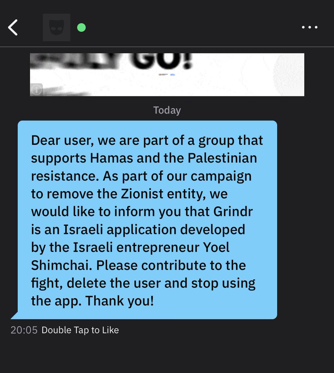 Grindr wing of Hamas 🫡