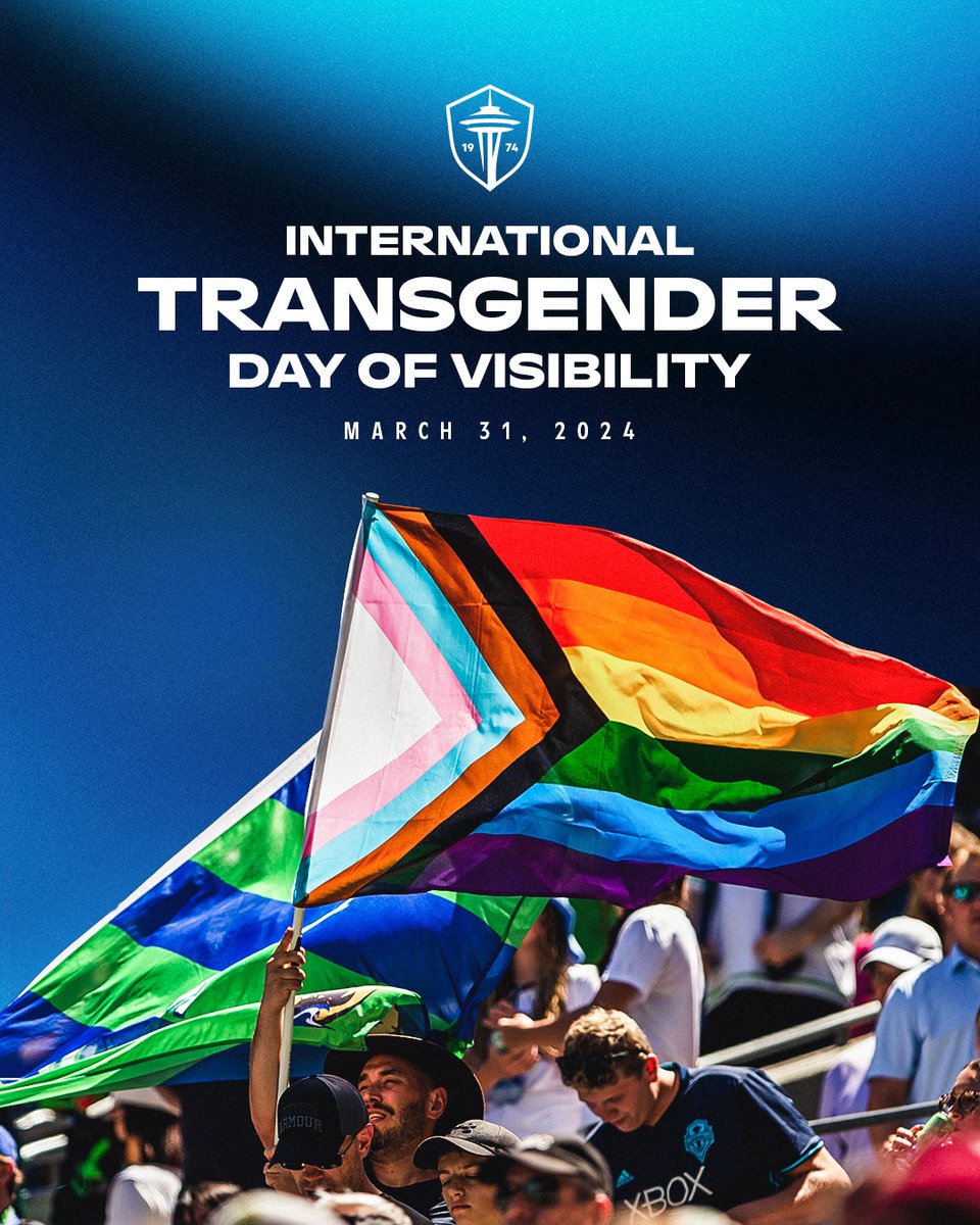 Today, we honor #TransDayOfVisibility! 🩵 We are proud to partner with TransFamilies to support gender diverse youth and their families, as we work to make Washington State the most inclusive place to play soccer in the country. LEARN MORE ➡️ sndrs.com/xggrbf9u