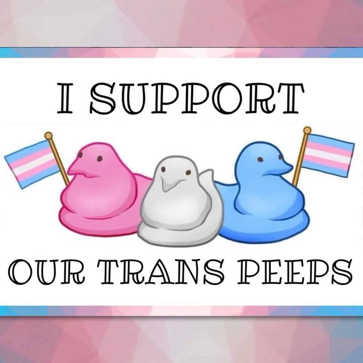 To all who celebrate, Happy Easter and Happy Trans Day of Visibility, my friends!