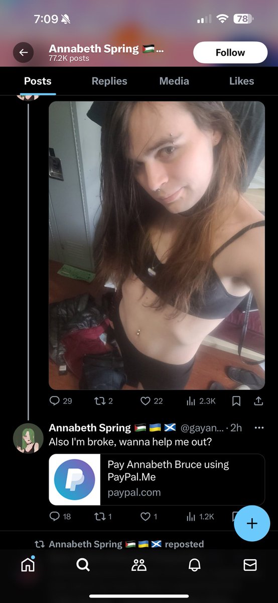 plushwa's tweet photo. @gayannabeth ur ugly as fuck lol https://t.co/YfnRcbzY5P