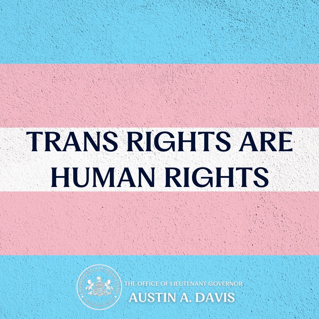 Happy Trans Day of Visibility Pennsylvania! 🏳️‍⚧️ Let’s celebrate the beauty and strength of our transgender community, honor their journeys, and continue to work towards a more inclusive and accepting society for all.