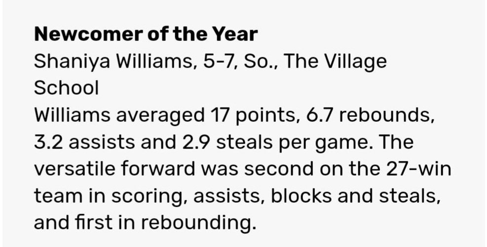 Blessed to be named the Private School Newcomer of the Year! Thank you, @HoustonChronHS, for the selection. Grateful for all my coaches who made this possible! @Coach_Cantwell @coachusry @thshoopz