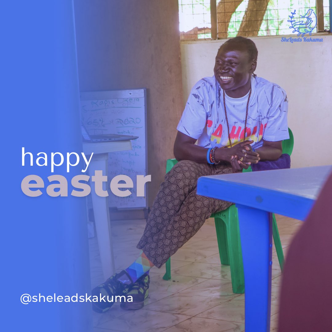 Happy Easter from all of us at SheLeads Kakuma! 🐰🥚