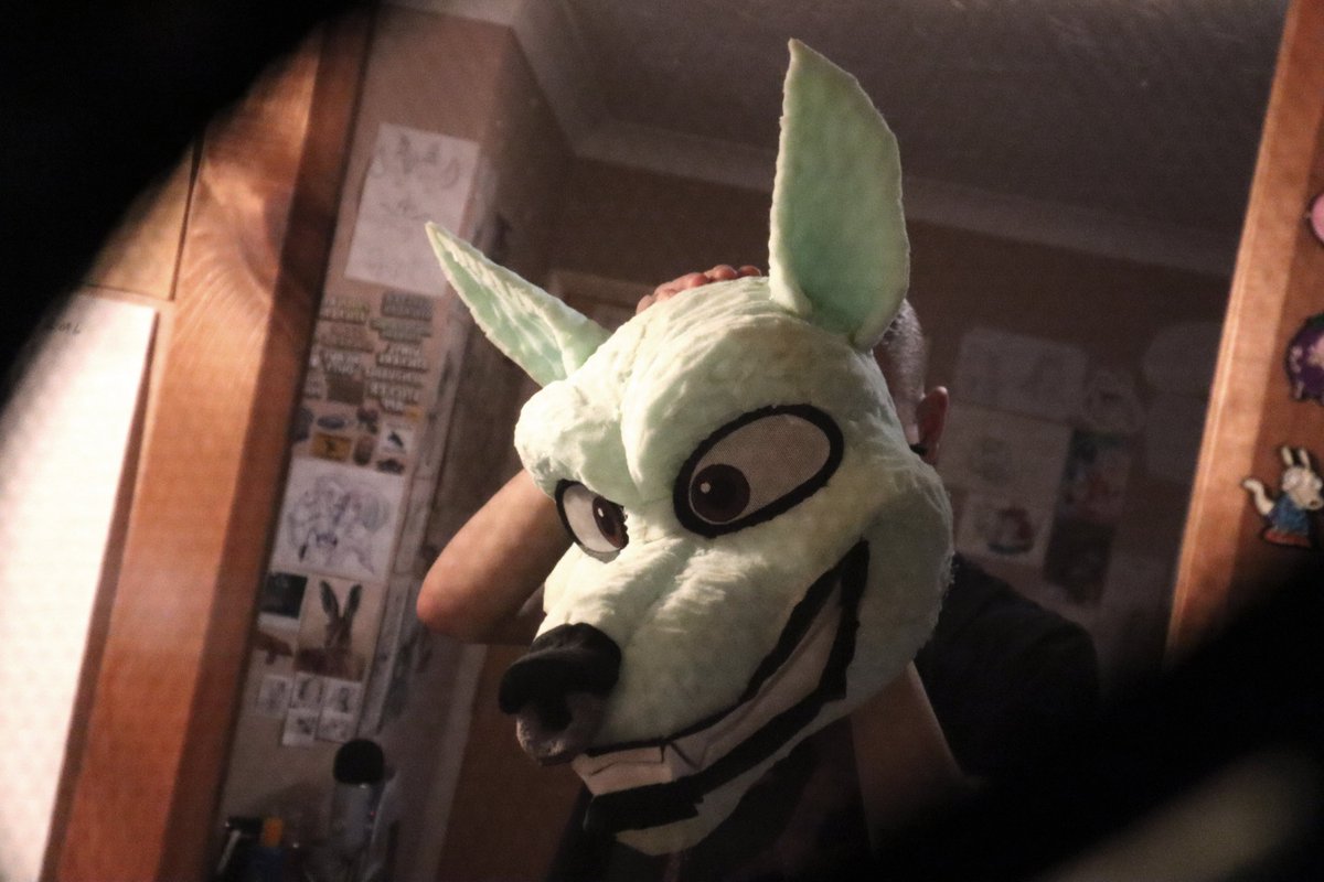 Jeb 2.0 Progress; Clearest vision I've ever made. @JebBlackwater #furryartist #furry #furries #furryoc #furryart #fursona #fursonaart #ukfurs #fursuit #fursuitmaker #furrycommunity