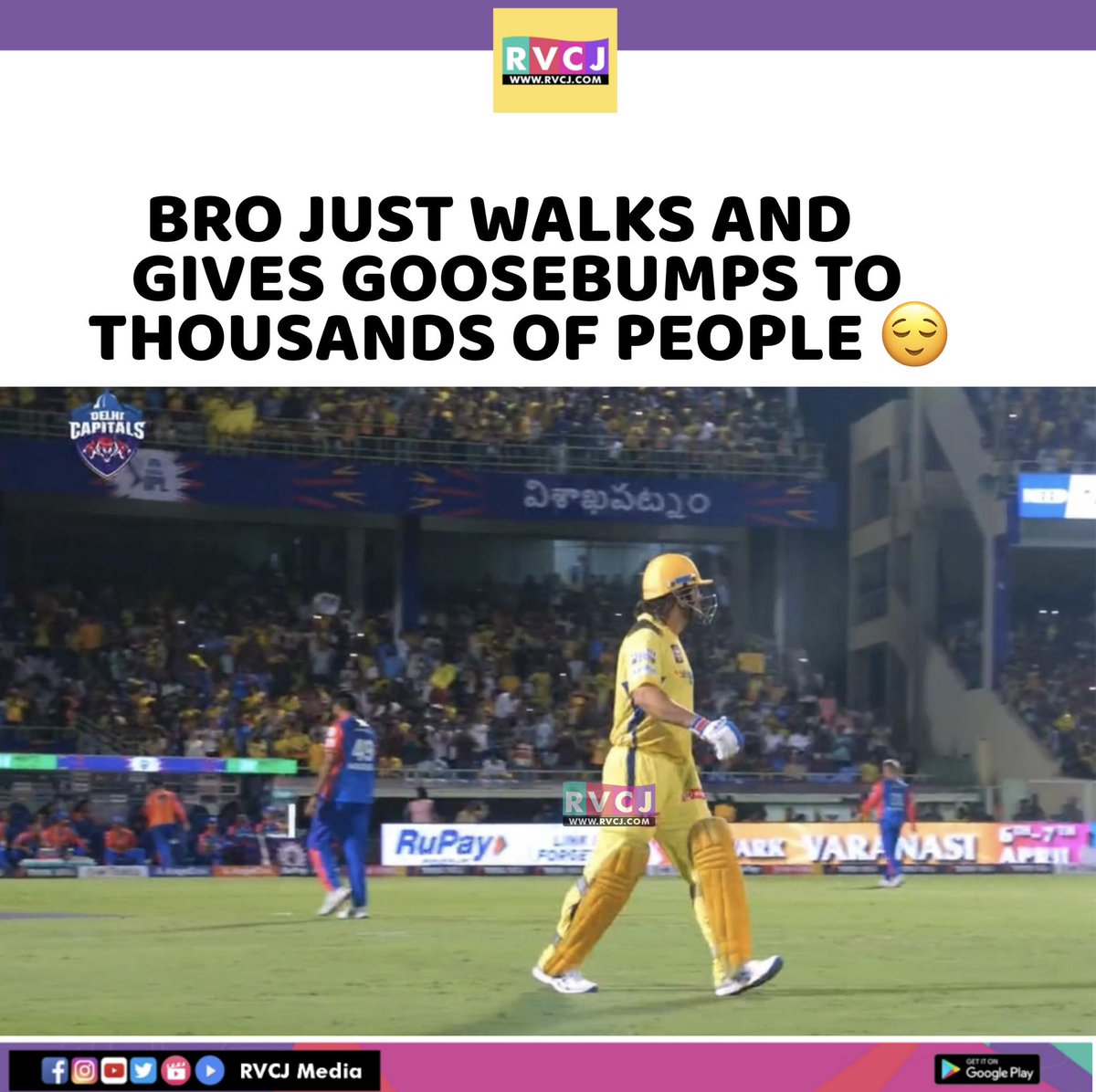 RVCJ_FB's tweet photo. The Aura of MS Dhoni 🔥 https://t.co/Yx2wTJRA5W