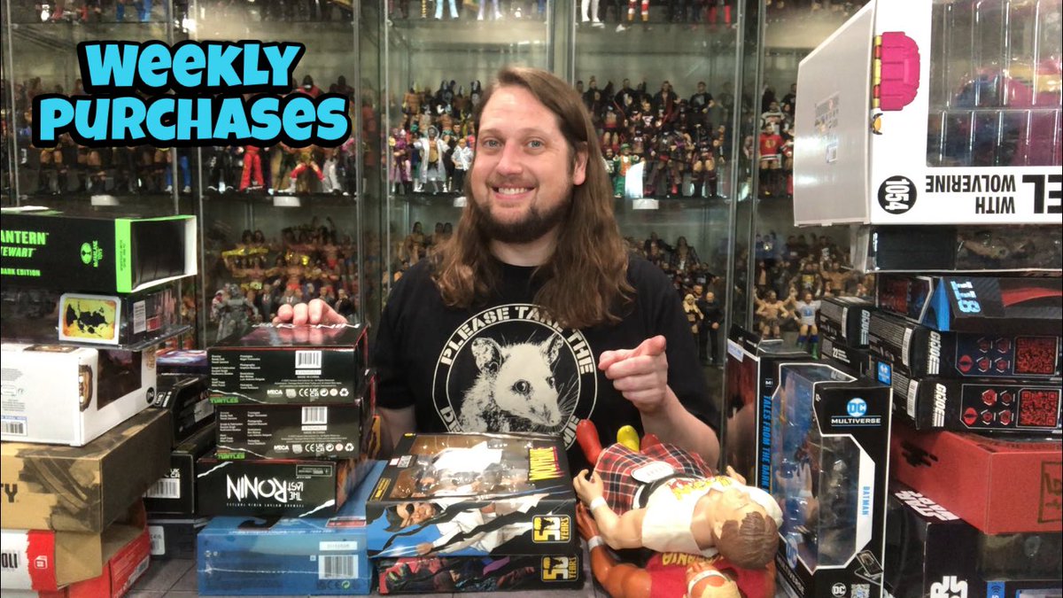 Weekly Purchases! 4 Year Anniversary! Giveaway! Pickups! youtu.be/cwfeDjlpVPk?si… #weeklypurchases #aew #wwe #scratchthatfigureitch #toy #toys #toystagram #actionfigures #hasbro #neca #mattel #super7 #heman #gijoe #wrestlingfigures #dc #mcfarlane #toystagram #gijoeclassified