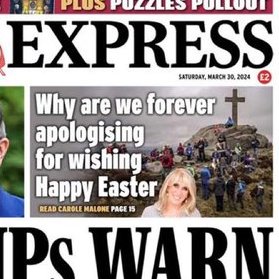 Who is apologising? Never ever in my life have I heard anyone apologise for Easter How would that go anyway? .......Oops so sorry it's Easter, tried to avoid it, but it just happened....