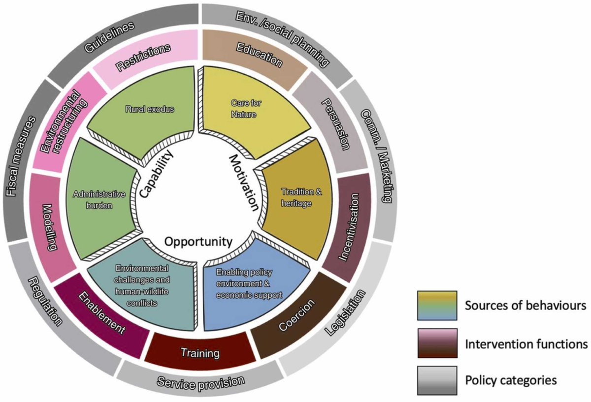 's tweet image. What are #motivation &amp;amp; challenges for land-users engaged in #sustainable #grazing in Europe?
#rewilding🐴

new paper w/ 74 interviews led by @JuliaRouetLeduc  with @GuyPeer3 @fonsvanderplas @MelissaMarselle  et al  @idiv @sthlmresilience @UFZ_de @WUR   sciencedirect.com/science/articl…