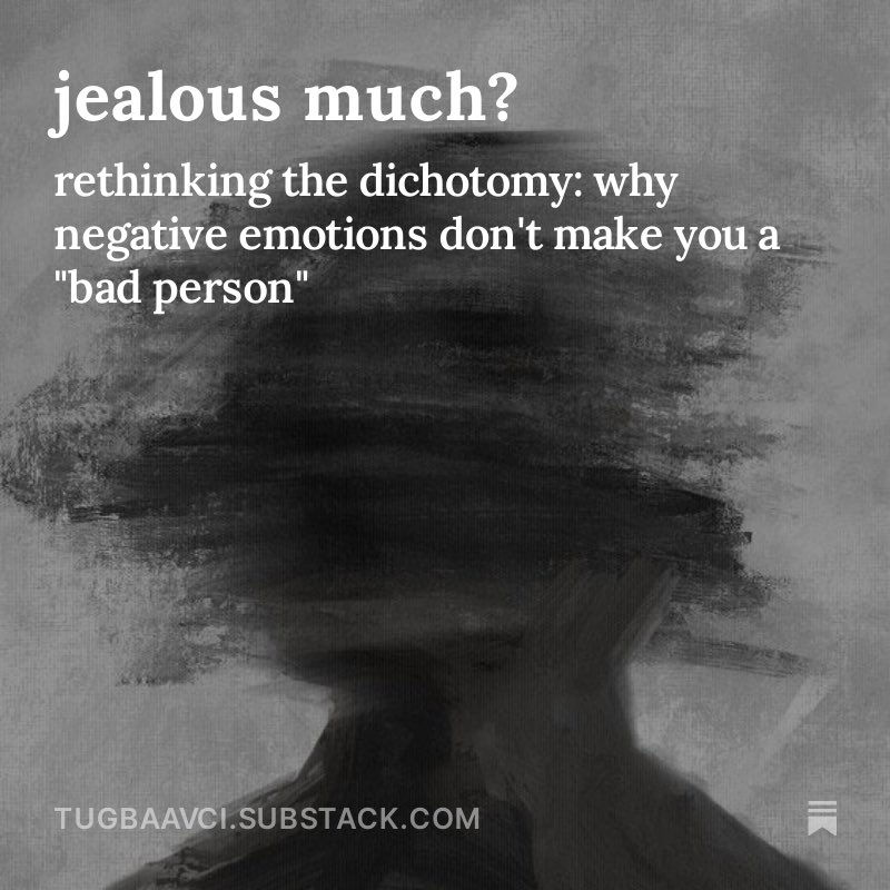When we experience an emotion, a 90-second chemical process occurs in our body but anything after that is a habit that keeps us in that emotional state. Our emotions are simply energy that rises and falls. Check out my latest post <a href="/substack/"></a> 
tugbaavci.substack.com/p/jealous-much