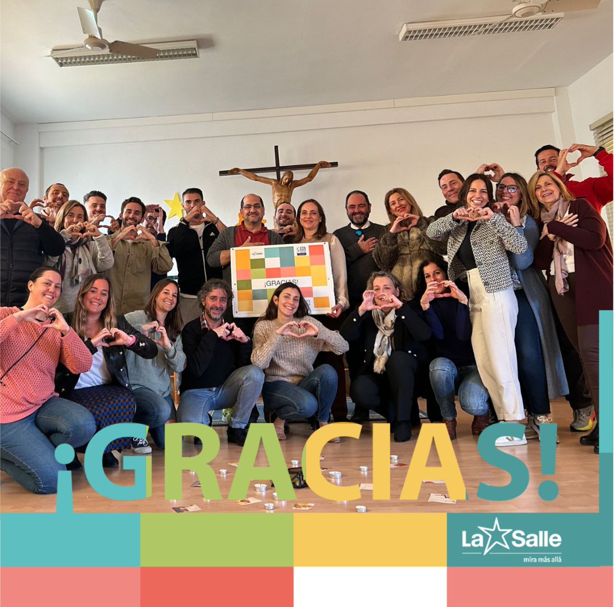 En La Salle agradecemos la confianza de las familias que han acudido nuestro cole para conocernos y entregar la solicitud, ESE ES NUESTRO MAYOR REGALO. #Gracias por vuestro apoyo en la #Escolarización2425 #SomosLaSalle #miramásallá