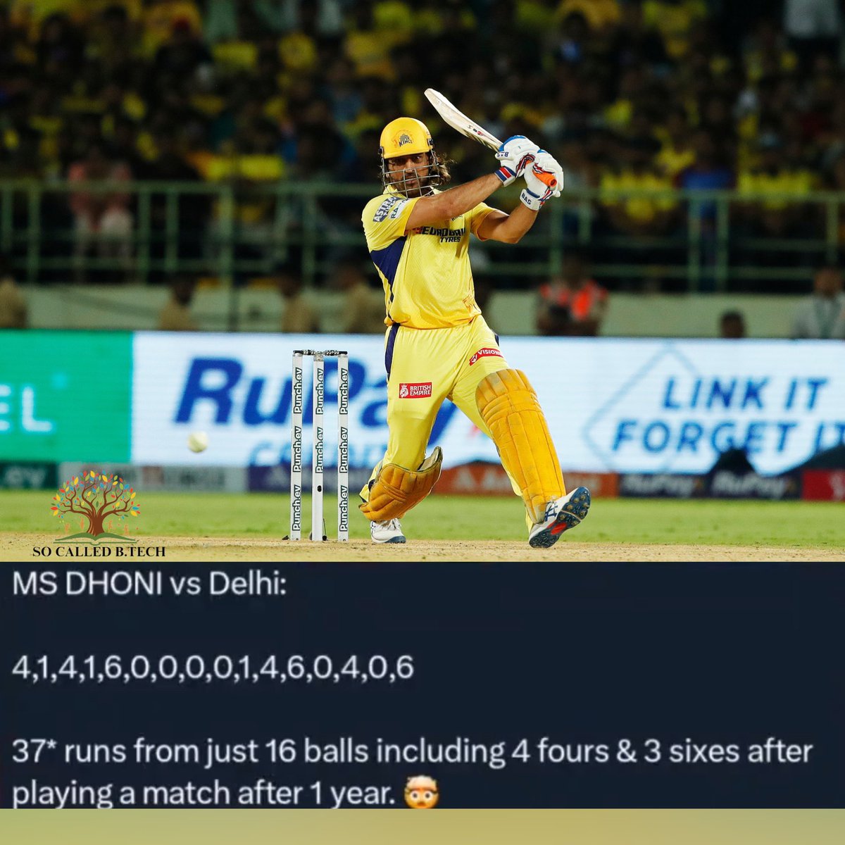 who cares WIN, We saw the DHONI’s Show 🔥😍💥

#CSKVDC #Dhoni #MSDhoni𓃵

#ipl2024 #chennaisuperkings #trendingnow 

#ipl #socalledbtech #cricket