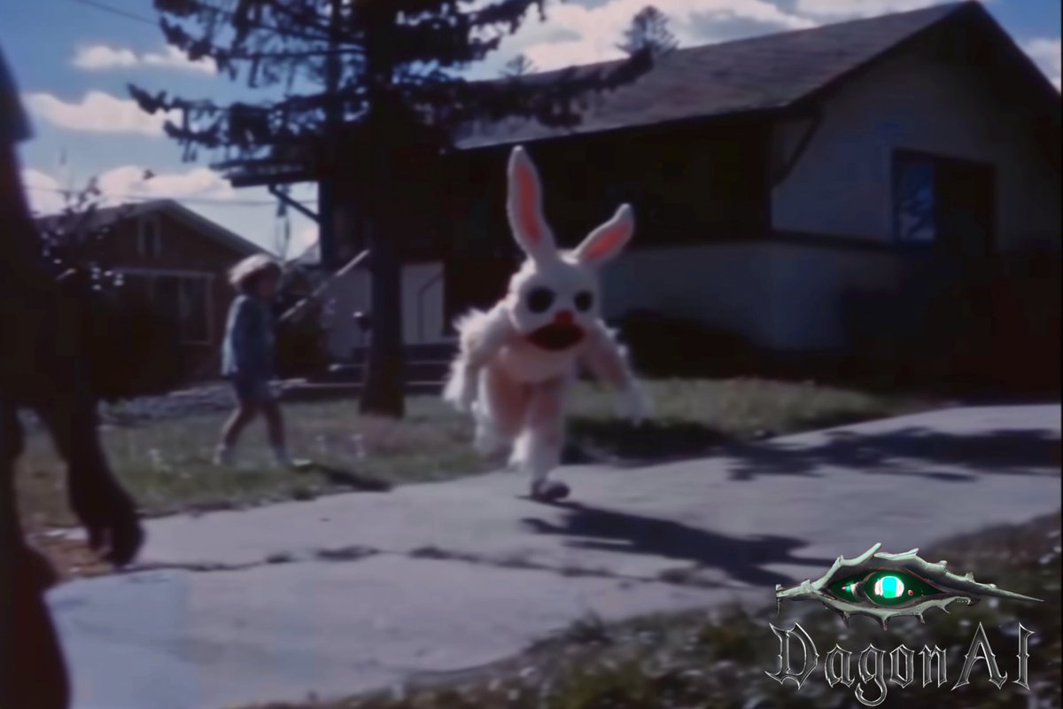 DevlinV666's tweet photo. The Malevolent Hare, An Easter Nightmare
#DagonAI #AnalogAbominations #AnalogHorror #AIArt #Horror #Midjourney #HorrorArt #DarkArt #Easter #EasterBunny #EvilEasterBunny https://t.co/RgyAoLhbsZ