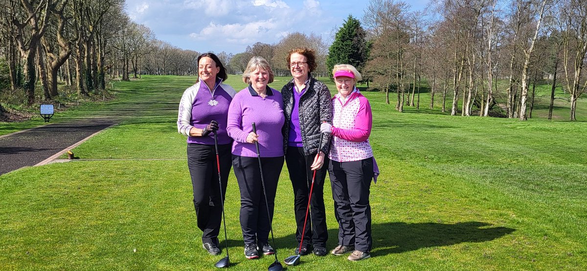 Penwortham_GC's tweet photo. #LadyCaptain Christine @C_rich61 Drive In at the season opener #SpringMeeting with Lady Vice Susie, Lady President Pauline & Captain of Fylde Society of Lady Golf Captains Gill. Followed by #AfternoonTea https://t.co/ovmdLVVTzA