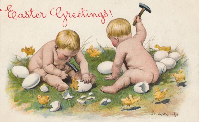 It wouldn't be Easter without a Victorian Easter Greeting