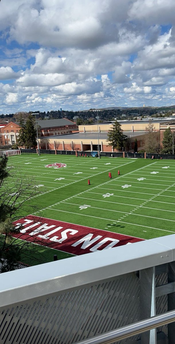 Great weekend up in Pullman!!! Thank you @JustinMesa_ @WhitworthN @CoachDickert @WSUCougarFB for a great experience!!! @SheldonIrishfb @Chris_Sailer @recruit_route