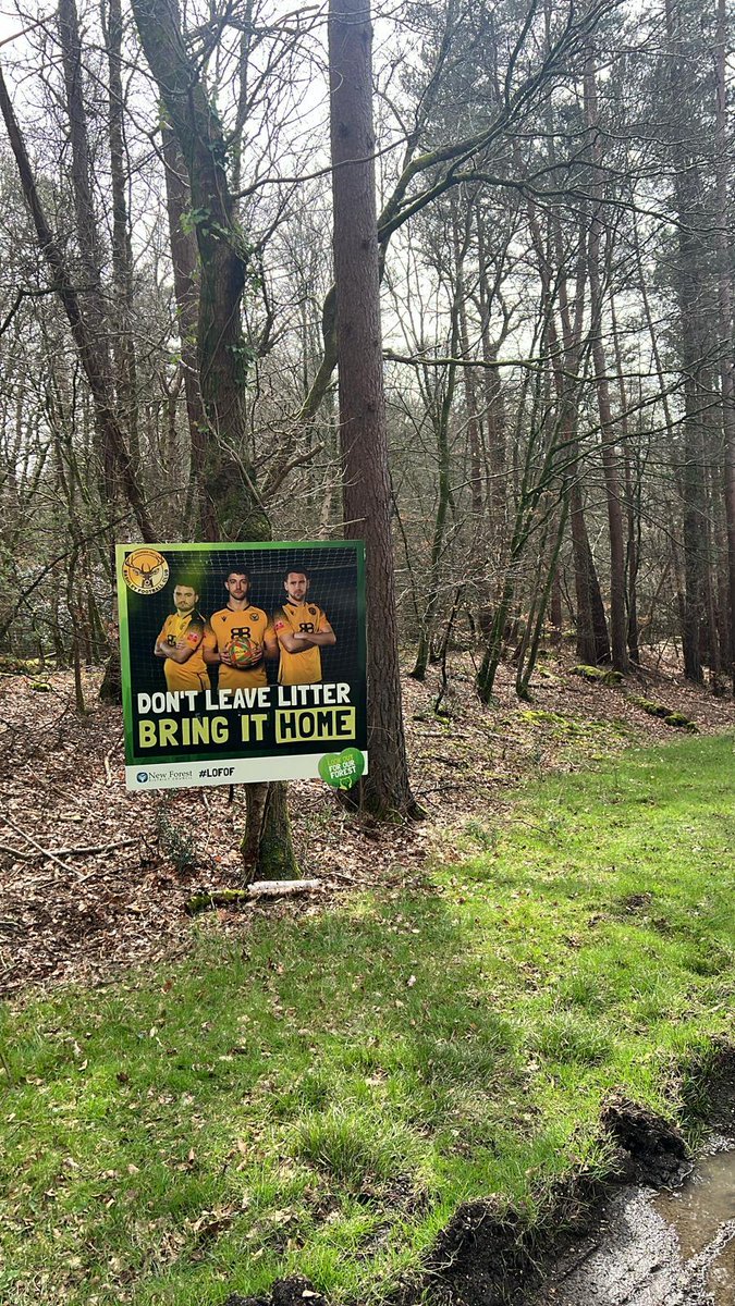 Recently you may have noticed some new signage as you drive around the New Forest 👀

We're proud to be supporting <a href="/newforestdc/">New Forest District Council</a> campaign to keep our Forest clean - take your litter home 🗑

#BackTheBash